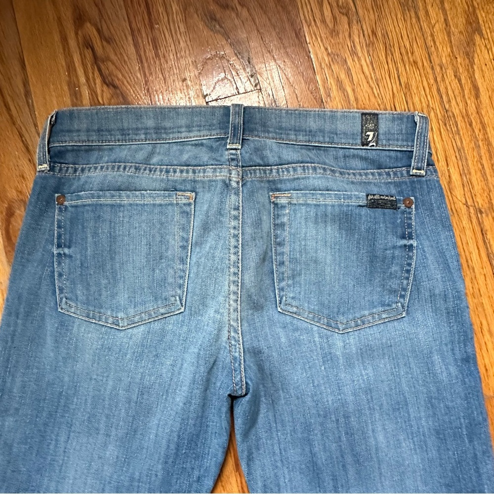 7 For All Mankind Skinny Crop and Roll Jeans - Picture 7 of 10